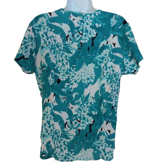 Laura Scott Floral Print Top w/Attached Tank - Picture 5 of 10